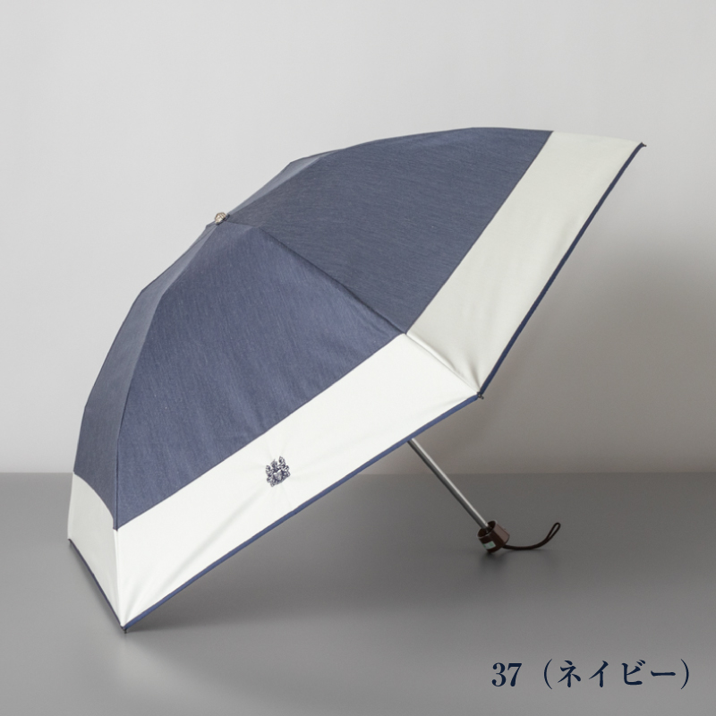 アクアスキュータム 1級遮光 晴雨兼用 折りたたみ傘 日傘 チャーム 