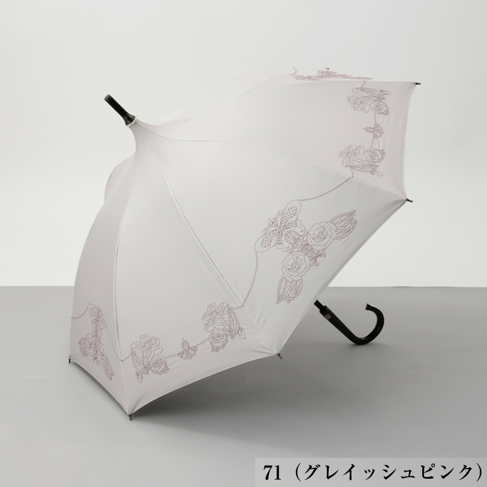 晴雨兼用パラソル（ショート傘）ピンク