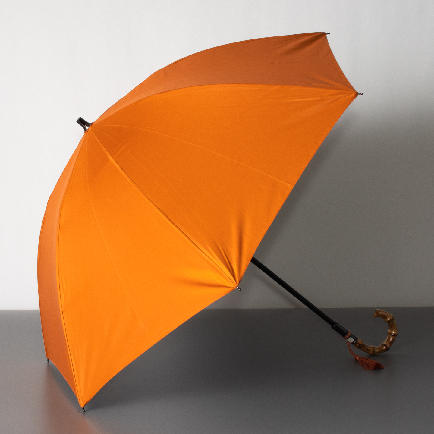 晴雨兼用パラソル（ショート傘）　オレンジ