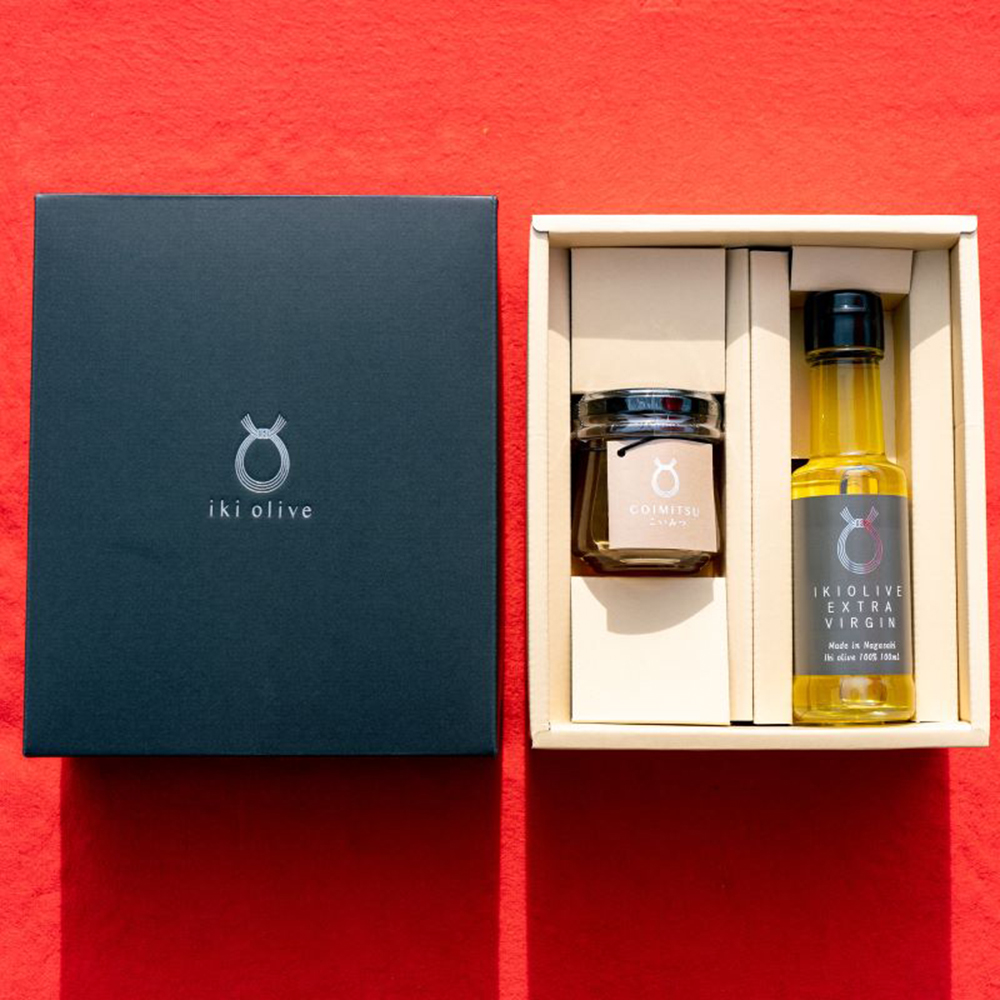 壱岐産エキストラバージンオリーブオイル・はちみつセット 島の幸々
