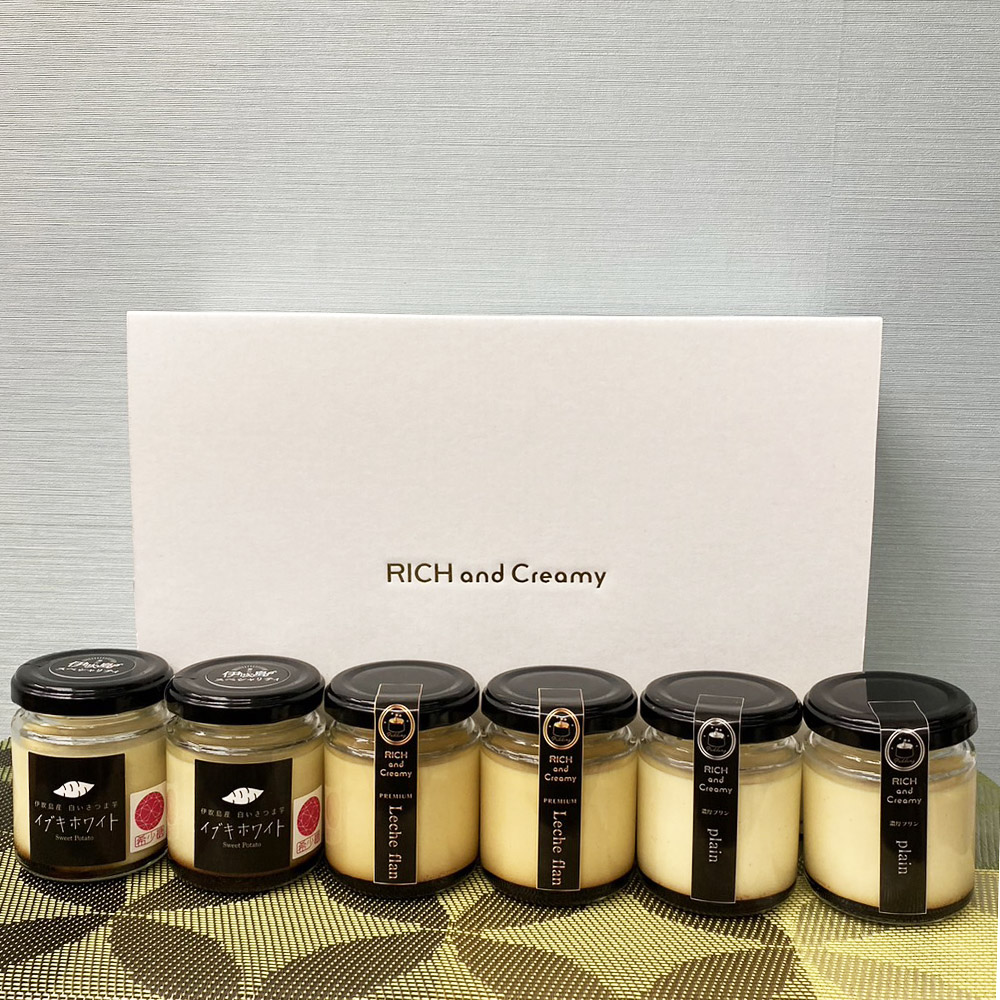 濃厚プリン詰め合わせセット Aセット 島の幸々 | よろずを継ぐもの