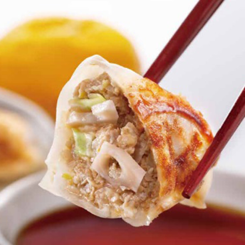 秘伝のゆずダレ付 鳴門れんこん餃子 道のえきから | よろずを継ぐもの