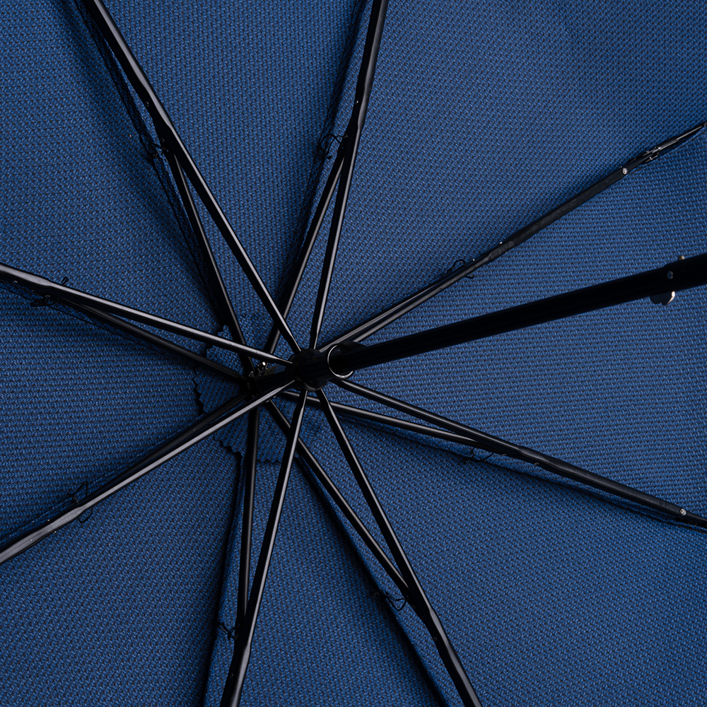 折傘　軽量トップレス　ニューピンドット　ネイビー