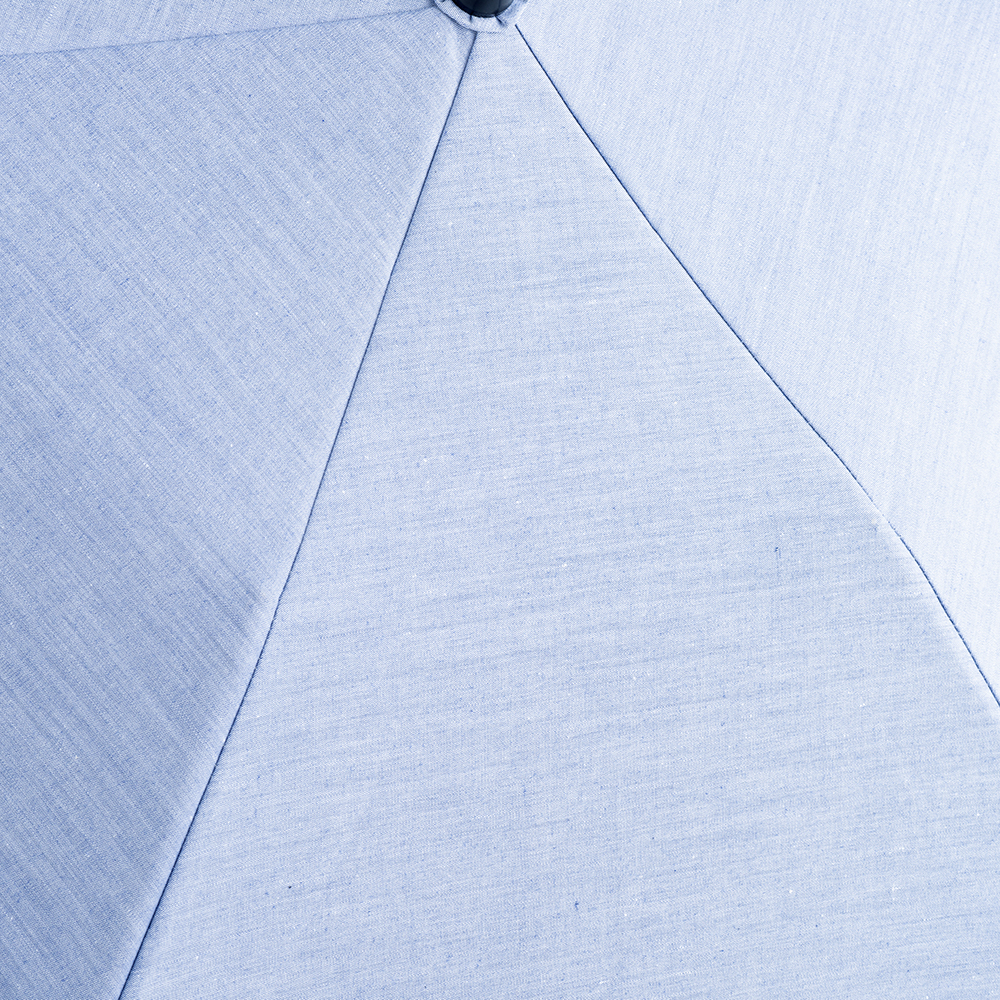 日傘　一級遮光55cmシャンブレー　ブルー
