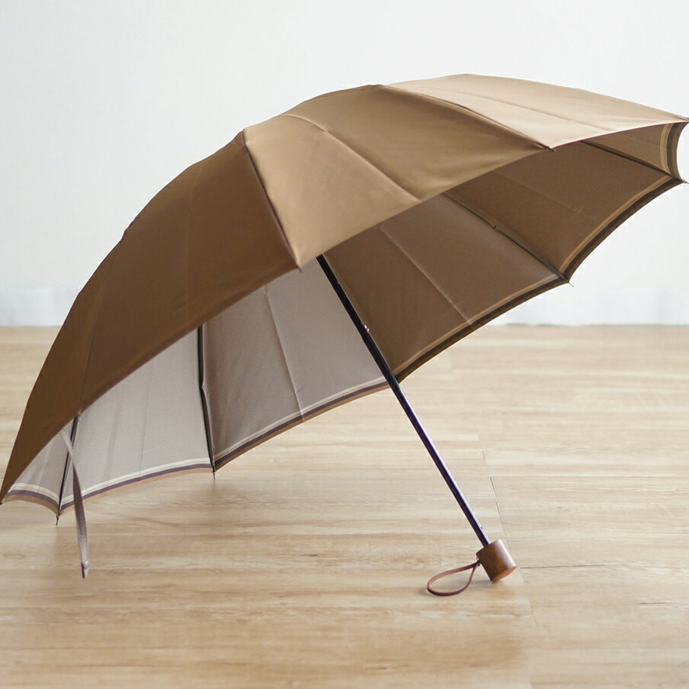 甲州織 紳士用 裏縞 60×10 折傘 傘もよう | よろずを継ぐもの｜継ぐ