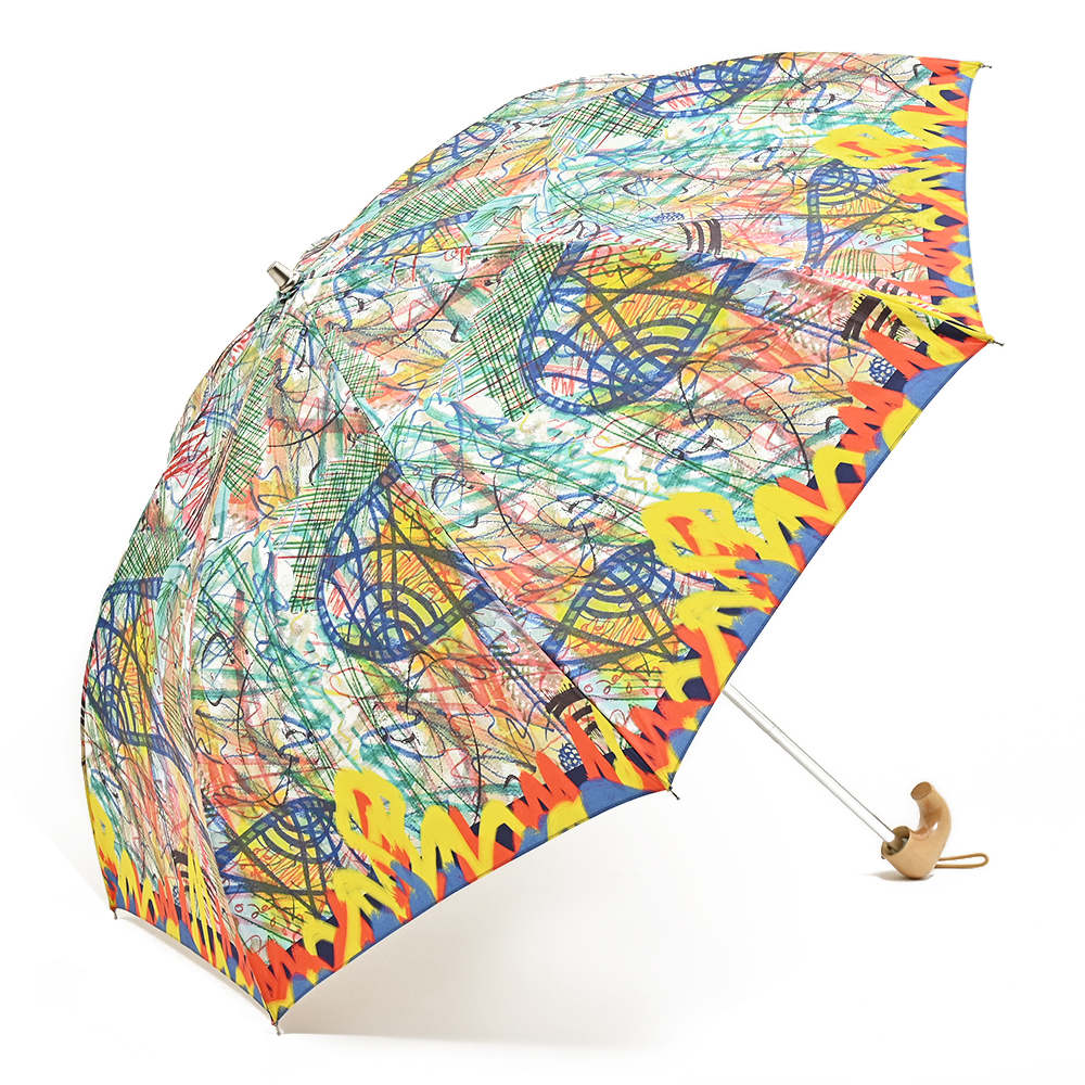 晴雨兼用折りたたみ傘　グラフィティ