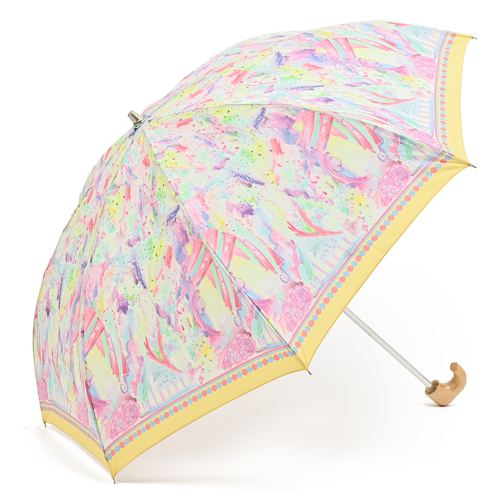 晴雨兼用折りたたみ傘　ティータイム