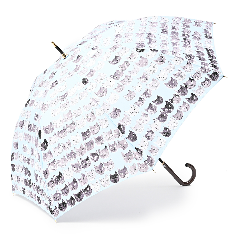 タグ付き未使用】マンハッタナーズ 猫柄 傘 アンブレラ Cat タグ付き未