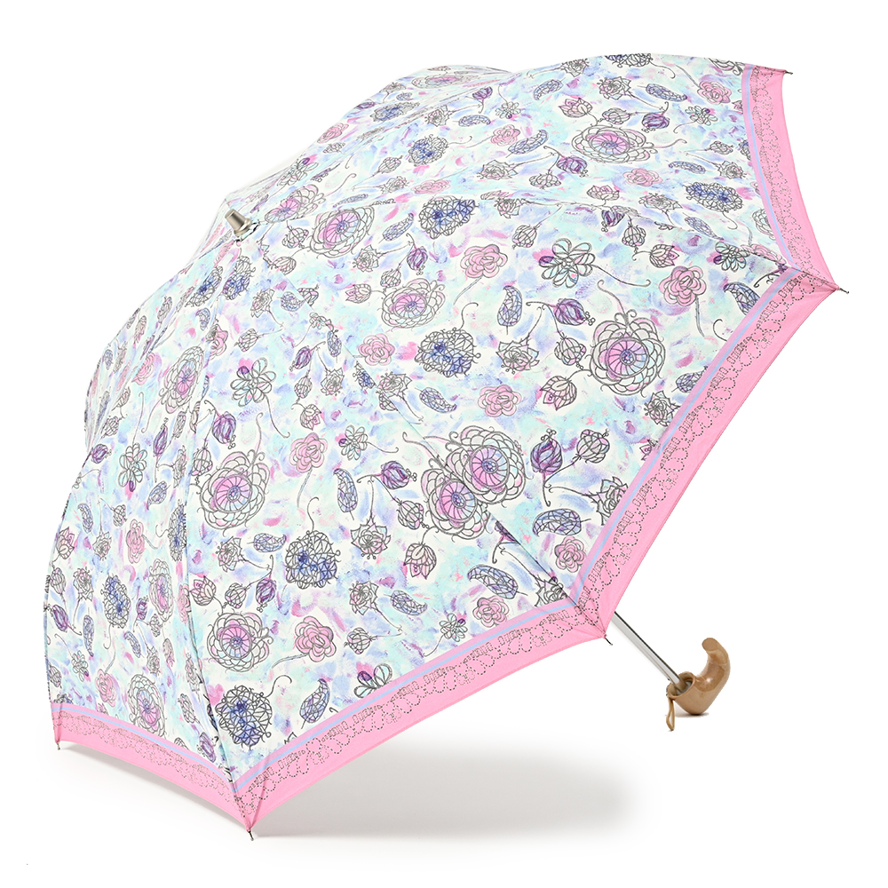 晴雨兼用折り畳み傘 花の宝石 傘もよう | よろずを継ぐもの