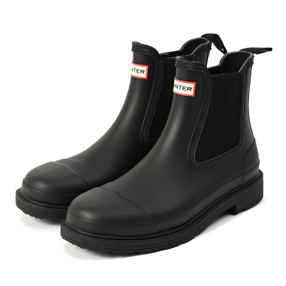 コマンドチェルシーブーツ ブラック 傘もよう | よろずを継ぐもの