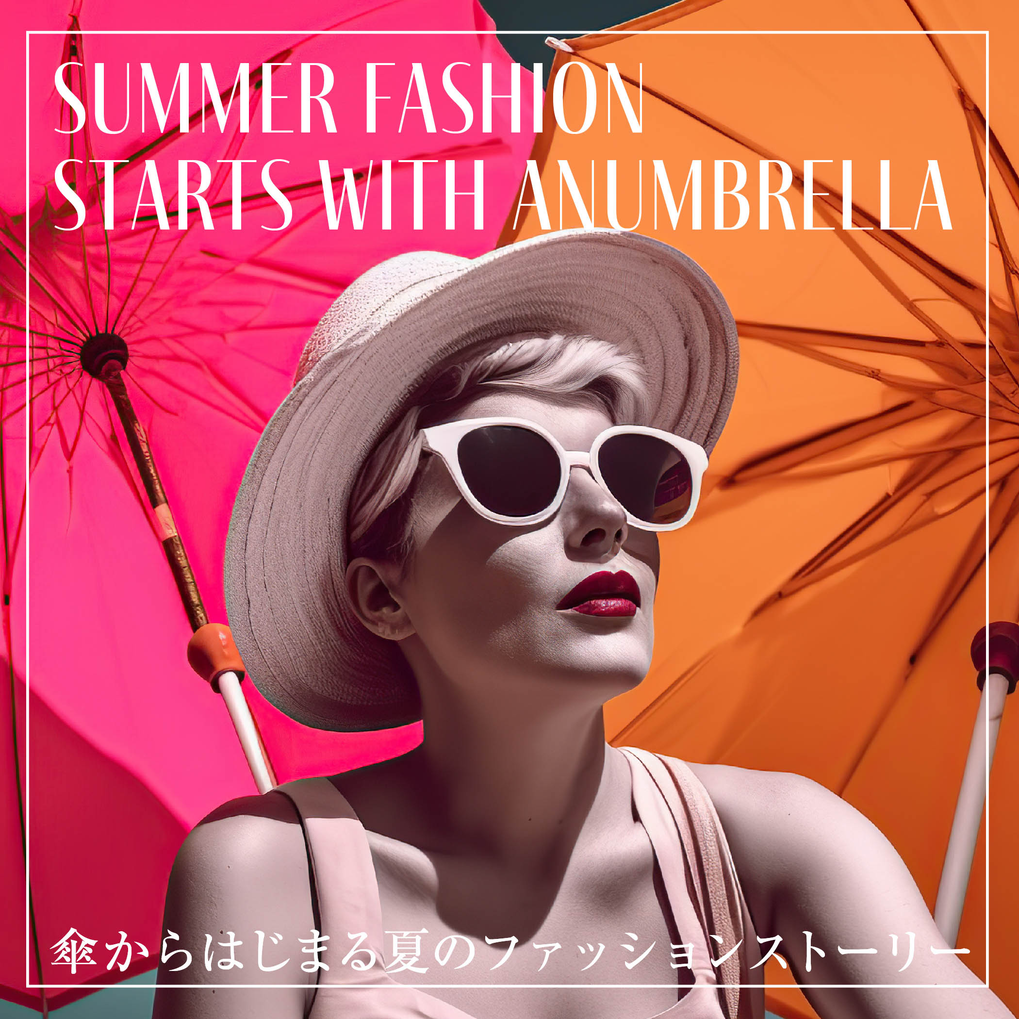 傘からはじまる夏のファッションストーリー