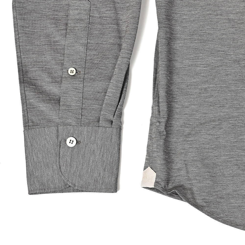 シャンブレージャージーシャツ（SlimFit） グレー Traditional