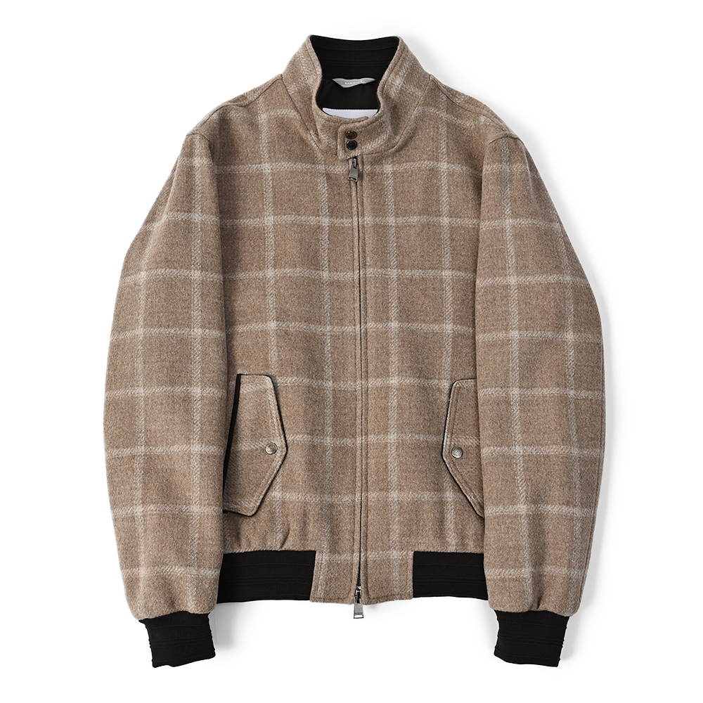 ペコラ・ネラ ハリントンジャケット トープチェック Traditional