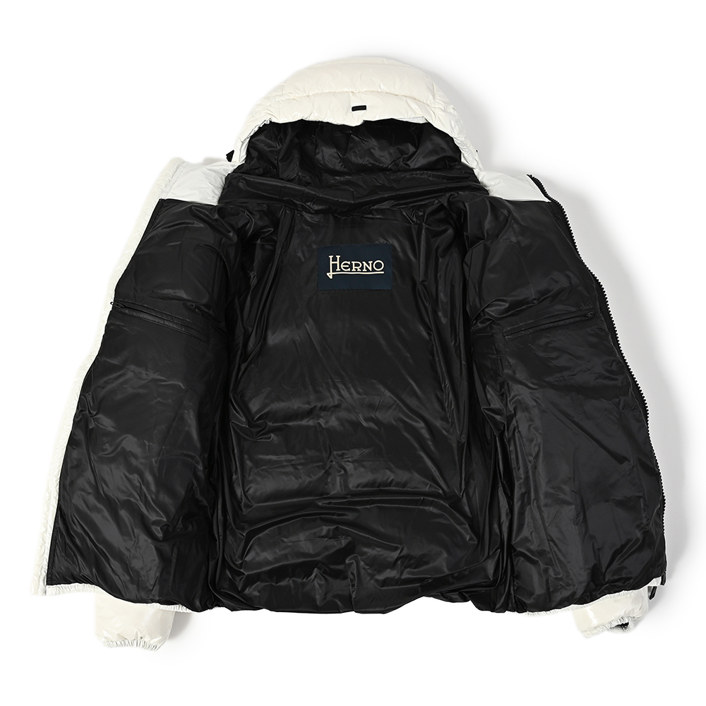 グロス ショートダウンジャケット ホワイト Traditional Standard