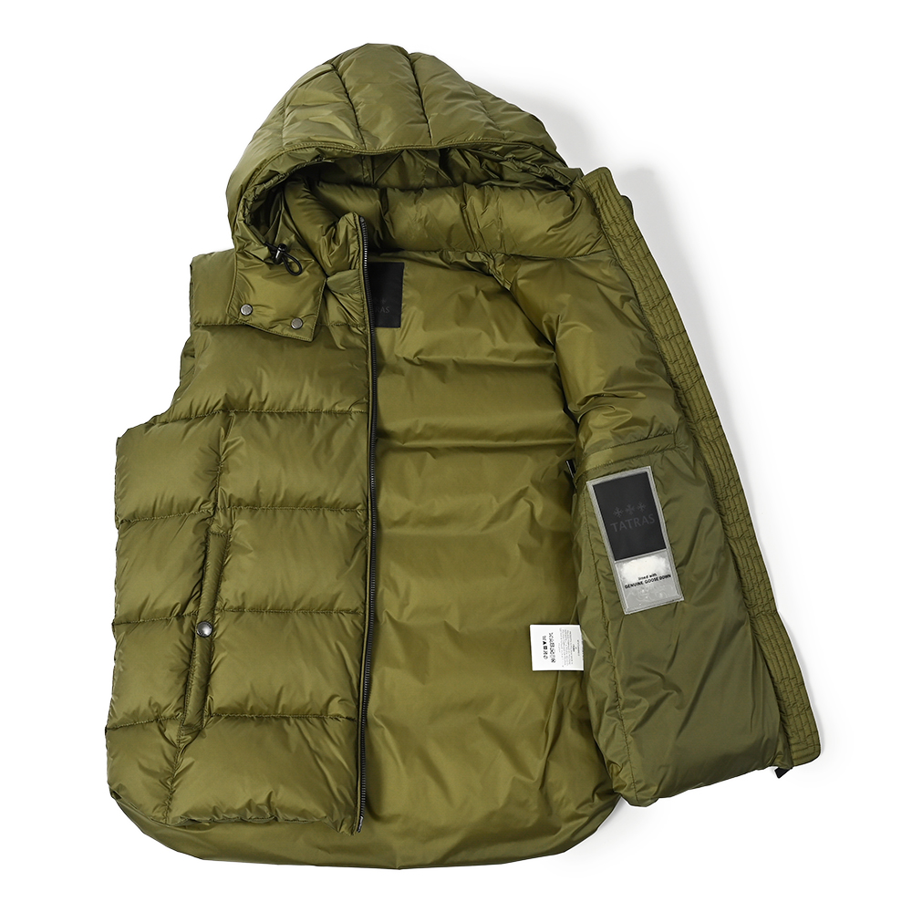 POSEIDONE ダウンベスト カーキ Traditional Standard | よろずを継ぐ