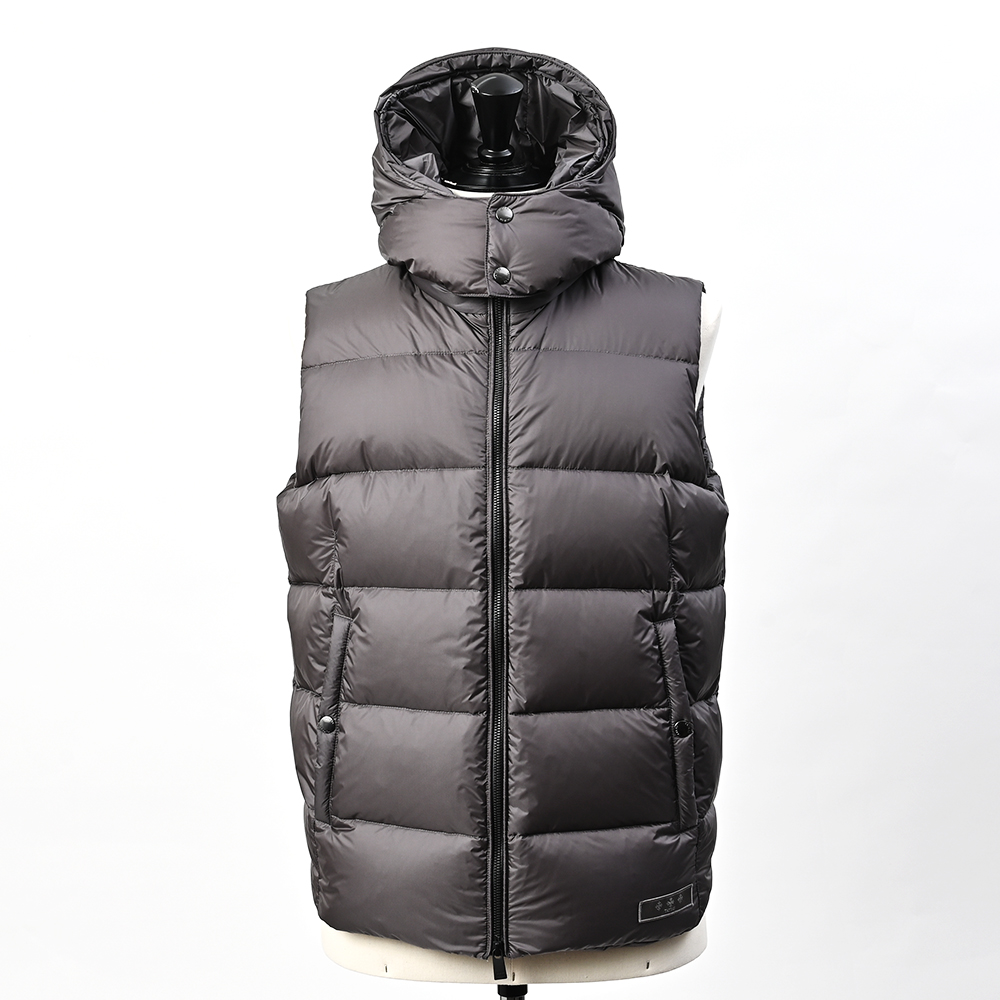 ロングダウンベスト ライトグレー Traditional Standard | よろずを