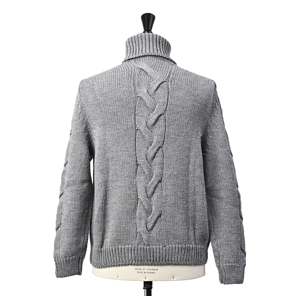 STONE グレー タートルネックセーター stone タートルネック セーター