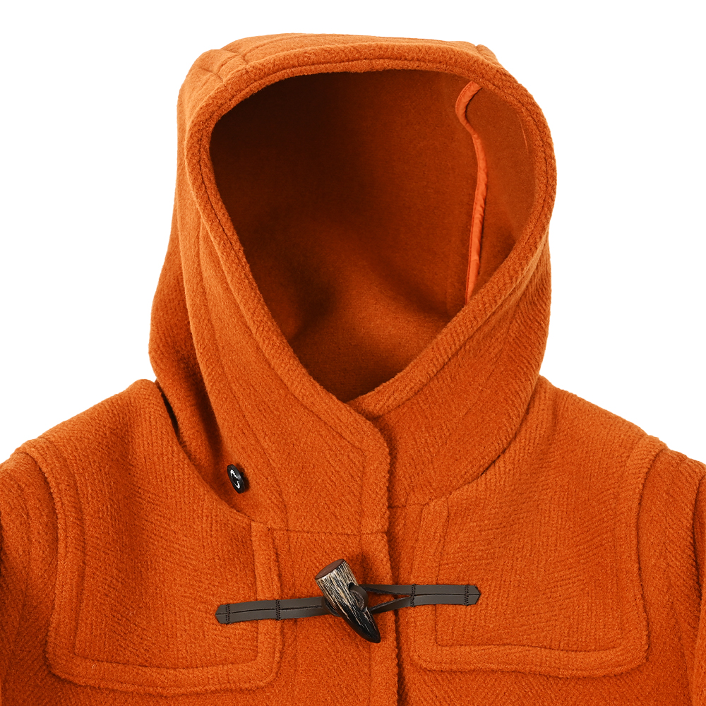 Joshua Ellis ウール ヘリンボーン ロング ダッフルコート REGULAR FIT