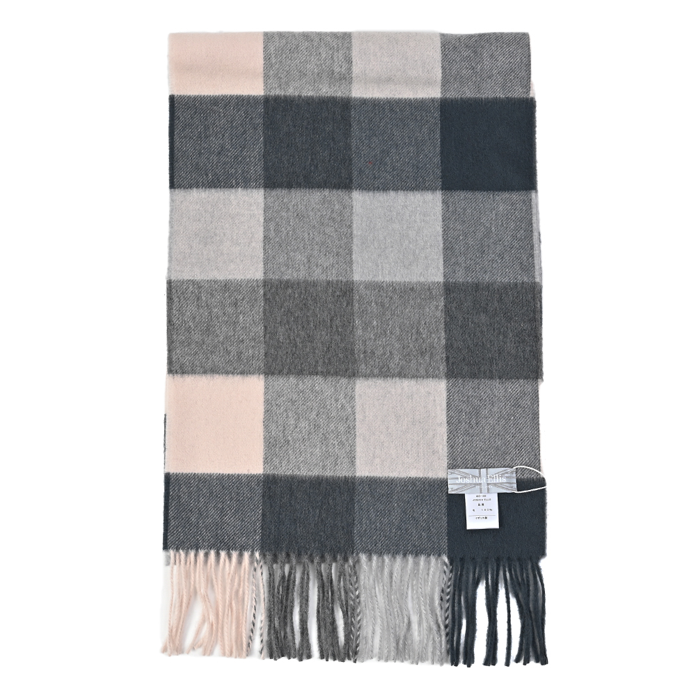 マフラー グレー×ピンク トラディショナルスタンダード | よろずを継ぐ